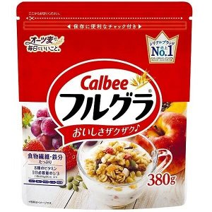 CALBEE Granola - гранола с фруктами и витаминами