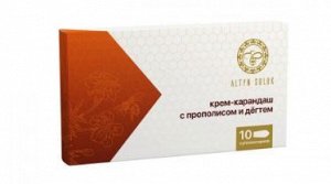 Свечи с прополисом и дегтем (10 шт в упаковке, картон)