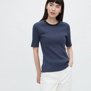 Футболка с коротким рукавом, синийUNIQLO