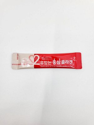 NANUMI Коллагеновое желе в стиках с гранатом и красным женьшенем «Pomegranate and Red Ginseng Collagen Jelly Stick» 1 шт. 15 гр