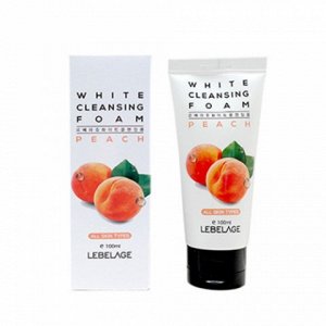 LEBELAGE NATURAL CLEANSING FOAM PEACH Очищающая пенка для лица с экстрактом ПЕРСИКА, 100 мл 1/200