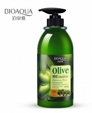 BIOAQUA Olive Шампунь с маслом оливы (против перхоти), 400 мл