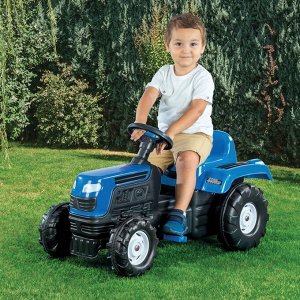 Трактор педальный DOLU Ranchero, клаксон, цвет синий