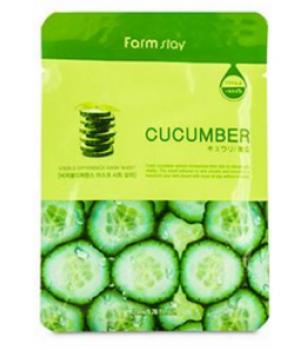 Farm Stay Маска тканевая с экстрактом огурца Cucumber Visible Difference Mask Sheet, 23мл