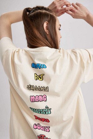 Cool BT21 Oversize-футболка с коротким рукавом