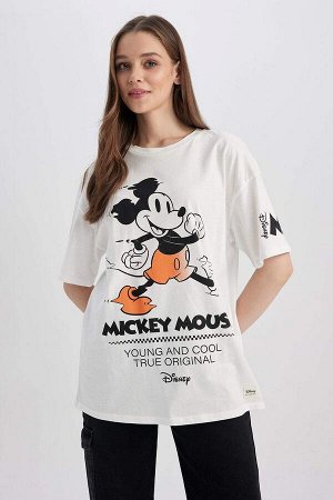 Футболка свободного кроя с коротким рукавом Cool Disney Mickey & Minnie