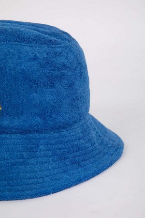 Женская шляпа-ведро из махровой ткани