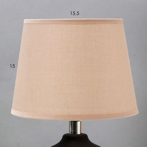Лампа настольная 16412/1 E14 40 Вт кофе 20x20x30 см RISALUX