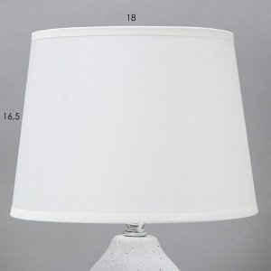 Лампа настольная «Цветы» 1xE14 40вт белый 20x20x31 см.