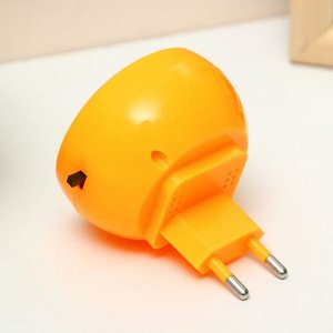 Ночник пластик LED 1W "Цитрус" 6,5х6,5х3,5 см RISALUX