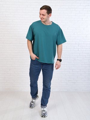 Футболка мужская изумруд
