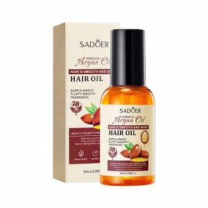 SADOER MOROCCO ARGAN OIL Масло для волос с аргановым маслом, 80мл
