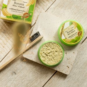 Зубная паста отбеливающая "Банан" Rochjana /Rochjana Banana Herbal Toothpaste