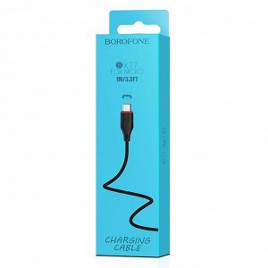 Кабель USB - micro USB Borofone BX17 Enjoy  100см 2,4A (black)