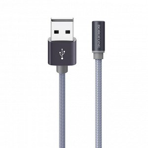 Кабель USB - micro USB Borofone BX26 Express  100см 2,4A  (gray)