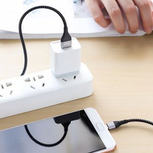 Кабель USB - micro USB Borofone BU11  120см 2,4A (black)