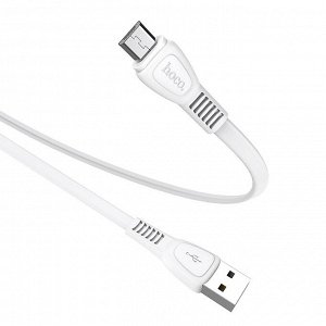 Кабель USB - micro USB Hoco X40 Noah Charging  100см 2,4A  (white)