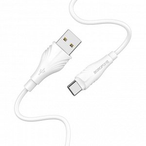 Кабель USB - Type-C Borofone BX18  300см 3A (white)