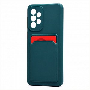 Чехол-накладка - SC315 с картхолдером для "Samsung SM-A336 Galaxy A33 5G" (dark green) (214467)