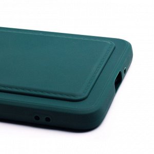 Чехол-накладка - SC315 с картхолдером для "Samsung SM-A336 Galaxy A33 5G" (dark green) (214467)