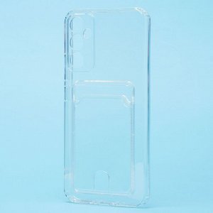 Чехол-накладка - SC276 с картхолдером для "Samsung Galaxy A34" (transparent)