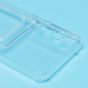 Чехол-накладка - SC276 с картхолдером для "Samsung Galaxy A34" (transparent)