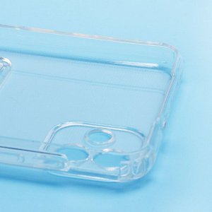 Чехол-накладка - SC276 с картхолдером для "Samsung SM-A045 Galaxy A04" (transparent)