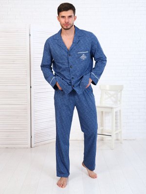 Пижама мужская 9-194е (темно-синий)