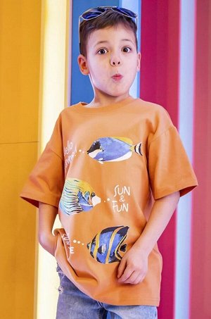 Детская футболка оверсайз из супрема Batik