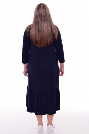 *Платье женское Ф-1-071ж (темно-синий)
