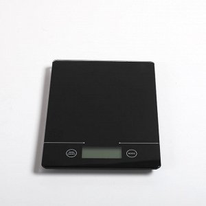 Весы кухонные электронные , до 5 кг (черный)