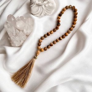 Четки из песочной Яшмы (33 бусины)