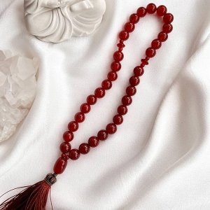 Четки из Сердолика (33 бусины)