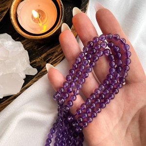 Бусины для украшений из Аметиста