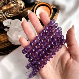 Бусины для украшений из Аметиста (48 бусин)