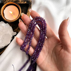 Бусины для украшений из Аметиста огранка