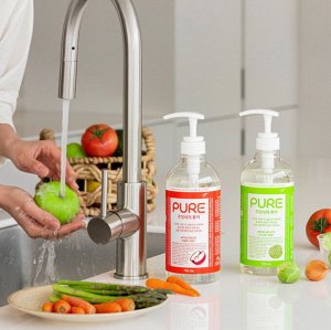 Средство для мытья посуды, овощей и фруктов с ароматом свежего яблока Pigeon Pure Apple Balm 750мл, бутылка