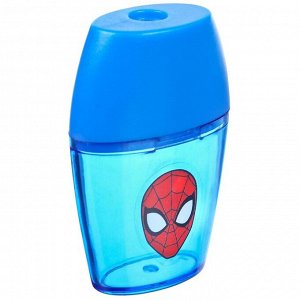 Точилка пластиковая, цвет синий, Человек-паук