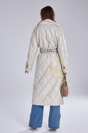Кожаное пальто для Еврозимы от Donna Bacconi