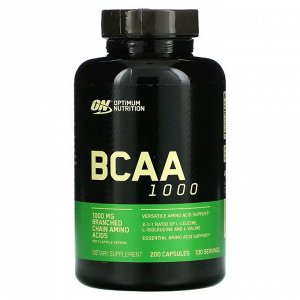Аминокислоты BCAA ON 1000 500мг. - 200 капс.