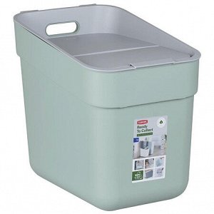 CURVER Контейнер для мусора "READY TO COLLECT" 20л, 36,7х24,6х33,1см, цв.зеленый