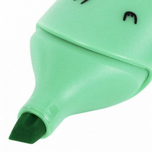 Набор текстовыделителей мини 6 ЦВЕТОВ BRAUBERG KIDS "CUTE CATS PASTEL", линия 1-5 мм, 152436