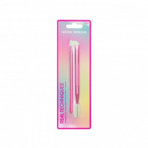 Набор кистей для макияжа глаз и бровей Real Techniques Neon Dream Painted Liner + Brow Duo