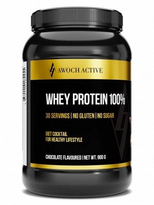 AWOCHACTIVE Протеин WHEY PROTEIN 100%, 900 гр
