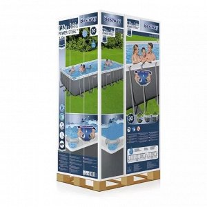 Бассейн каркасный Bestway / 11532 л, 488 х 244 х 122 см