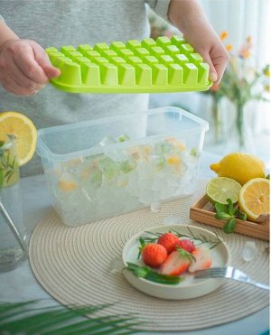 Силиконовая форма (-40°+230°С)Ю Корея с крышкой на 24 ячейки, (2 шт)