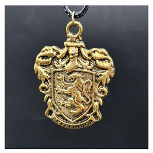 Кулон на шнурке герб Гриффиндор, бронза (Гарри Поттер) пакет