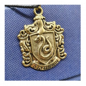 Кулон на шнурке герб Слизерин, бронза (Гарри Поттер) пакет