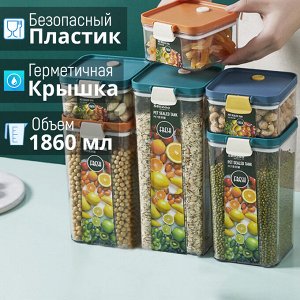 "Уценка"  Контейнер для хранения продуктов PET Sealed Tank / 1860 мл