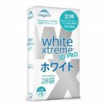 Отбеливающие полоски MEGAMI WHITE XTREME 3D PRO для чувствительных зубов